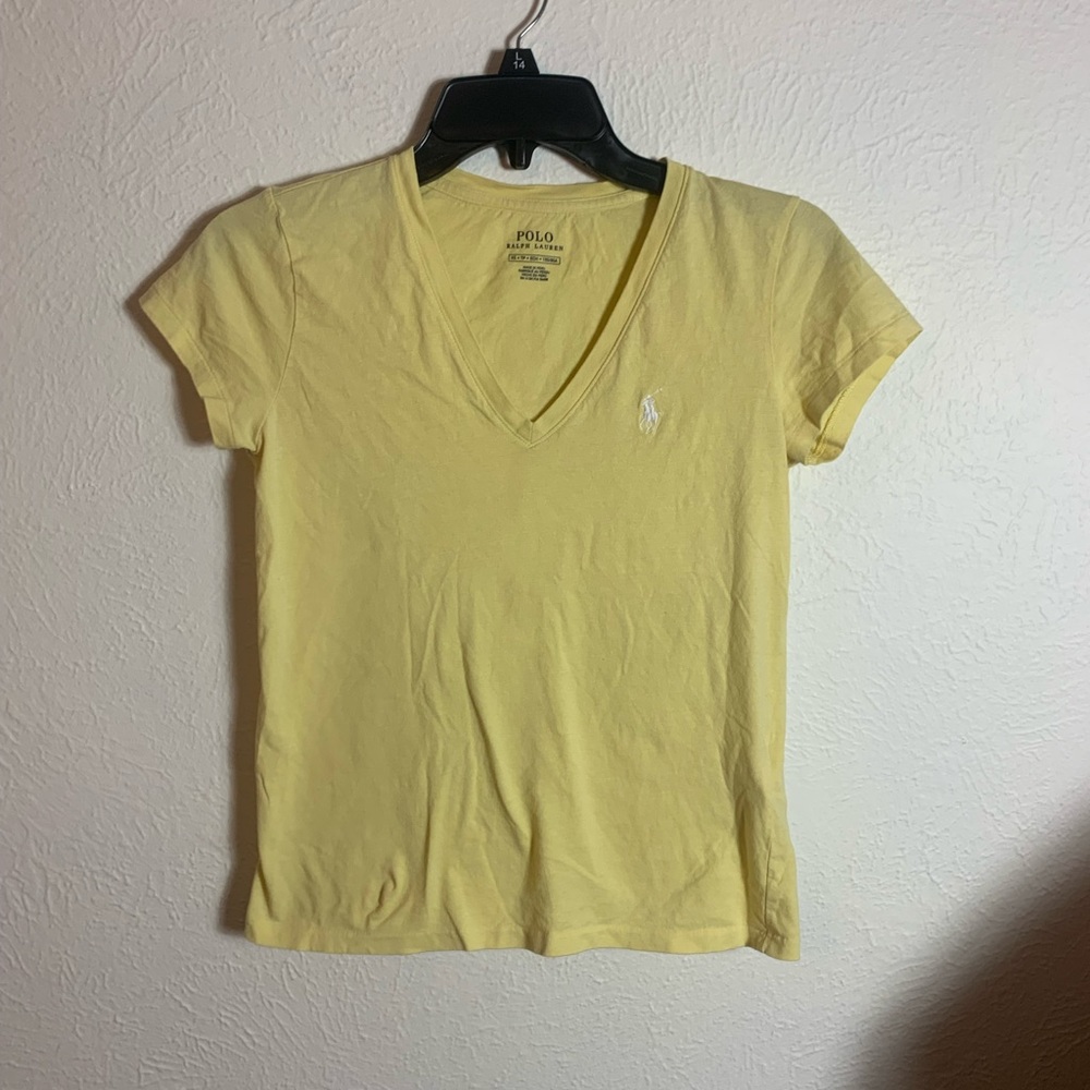 yellow ralph lauren polo yellow shirt